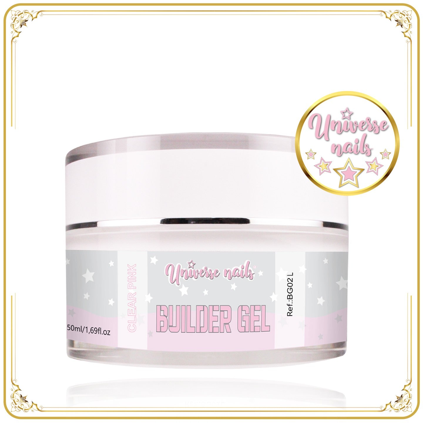 Builder gel CLEAR PINK 50ml