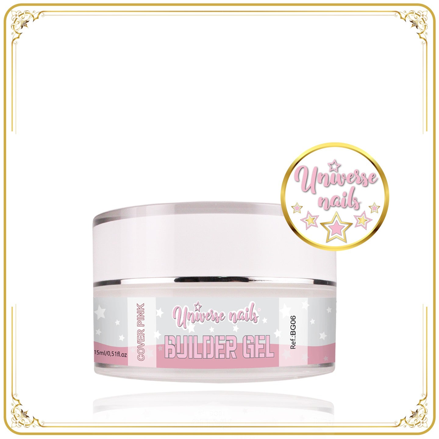 Builder gel COVER PINK 15ml