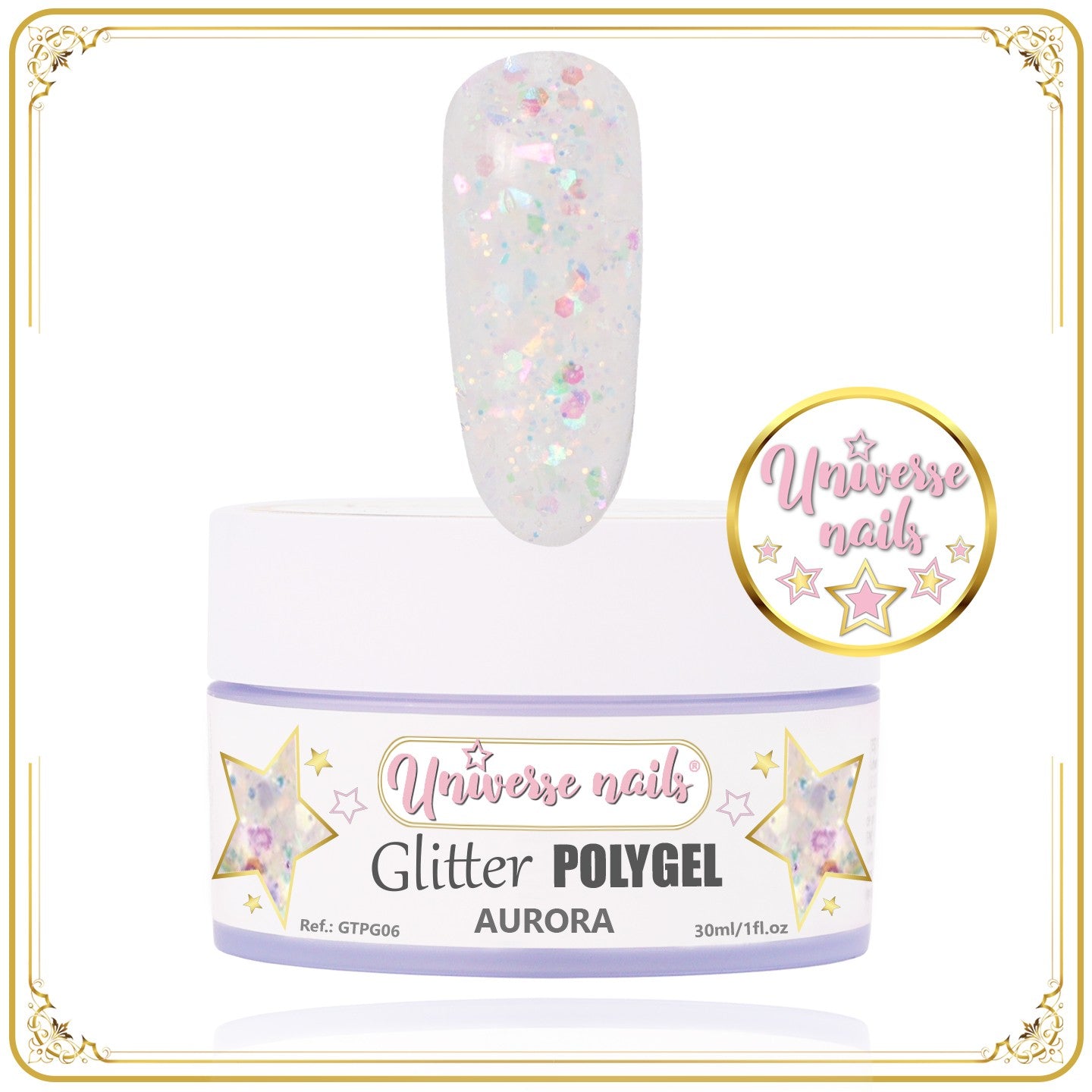 Polygel Glitter AURORA