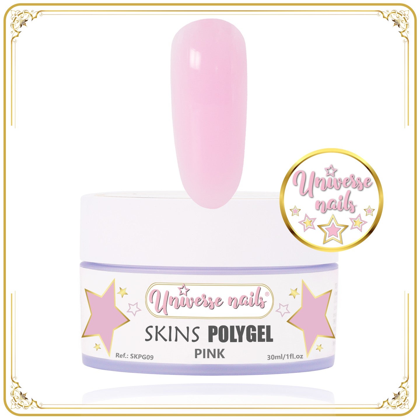 Polygel Skins PINK 30ml