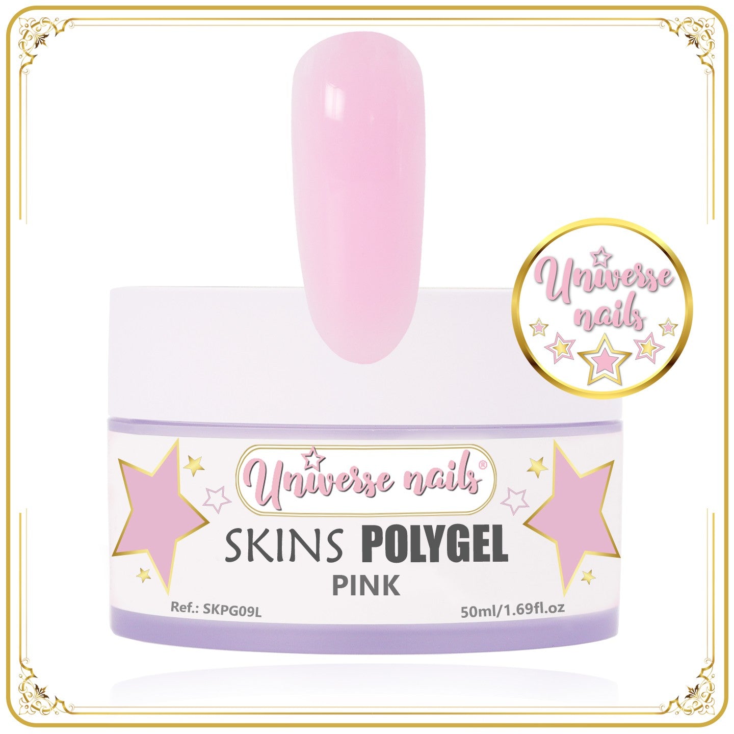 Polygel Skins PINK 50ml