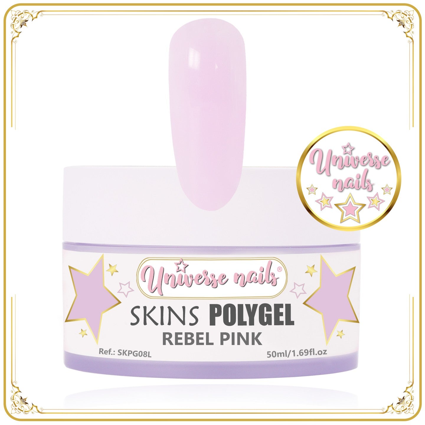 Polygel Skins REBEL PINK 50ml