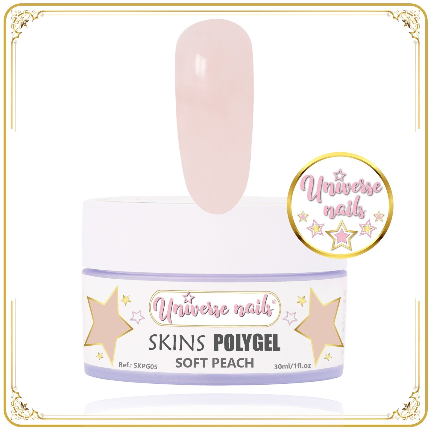 Polygel Skins SOFT PEACH 30ml