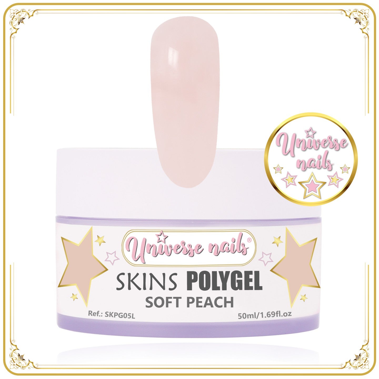 Polygel Skins SOFT PEACH 50ml