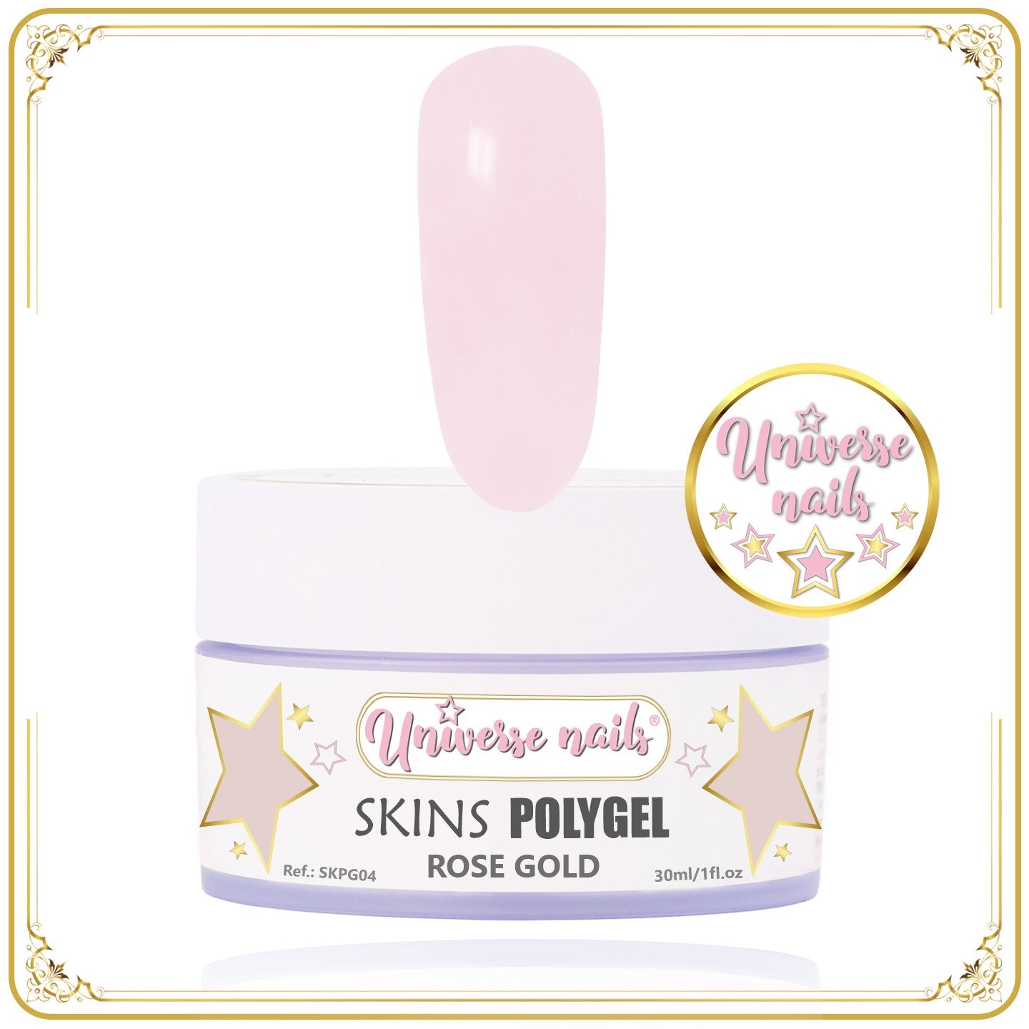 Polygel Skins ROSE GOLD 30ml