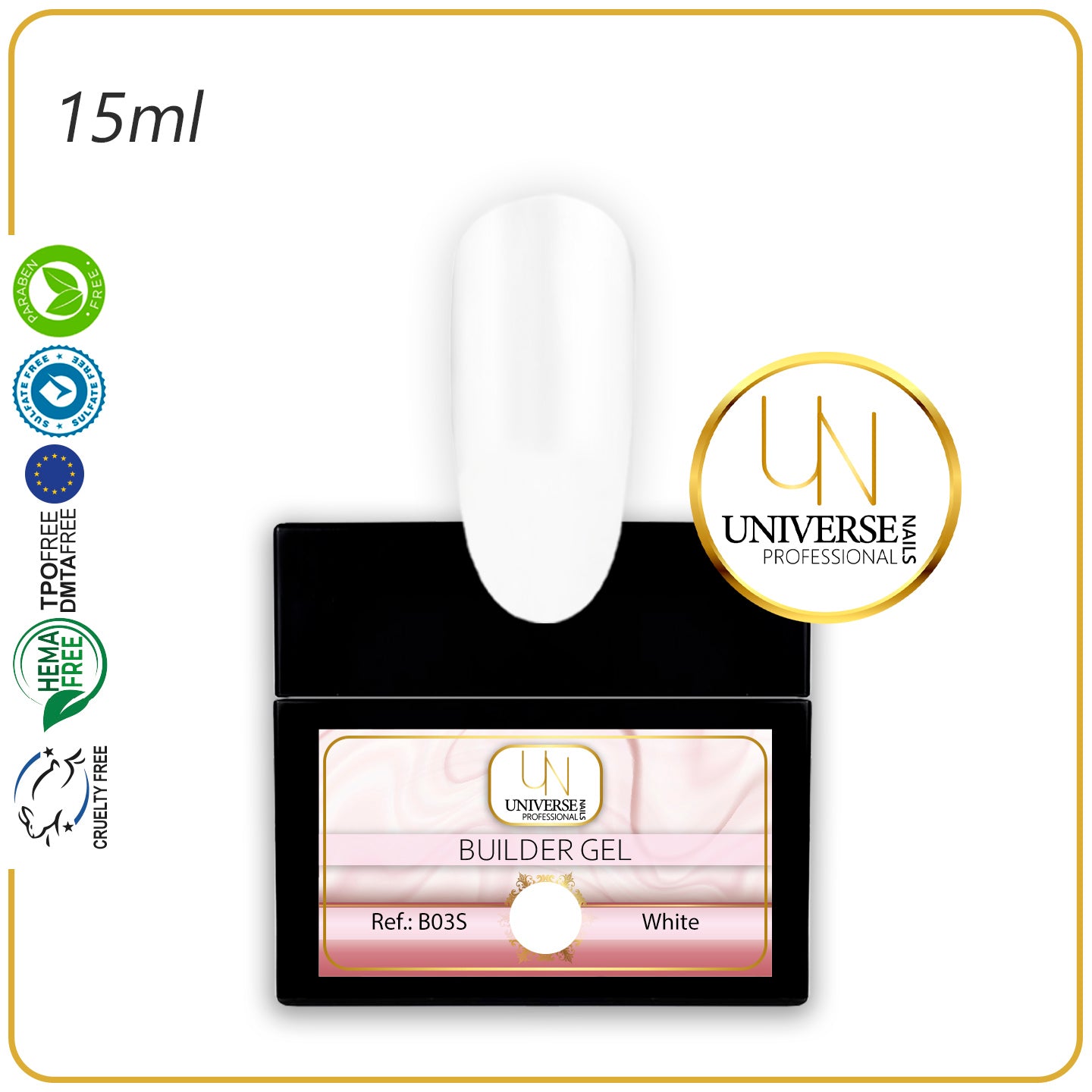 Builder Gel WHITE 15ml
