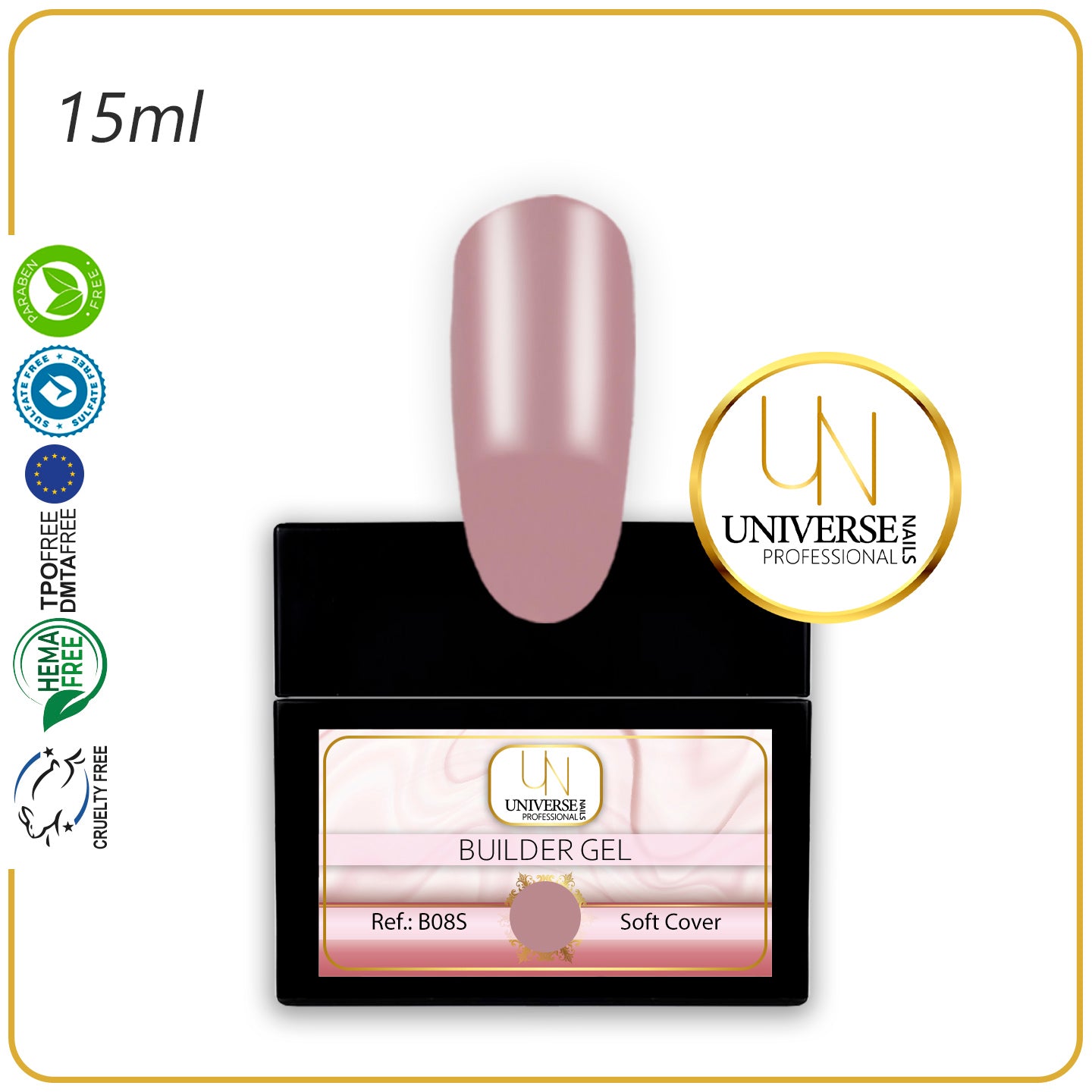 Builder Gel SOFT COVER 15ml