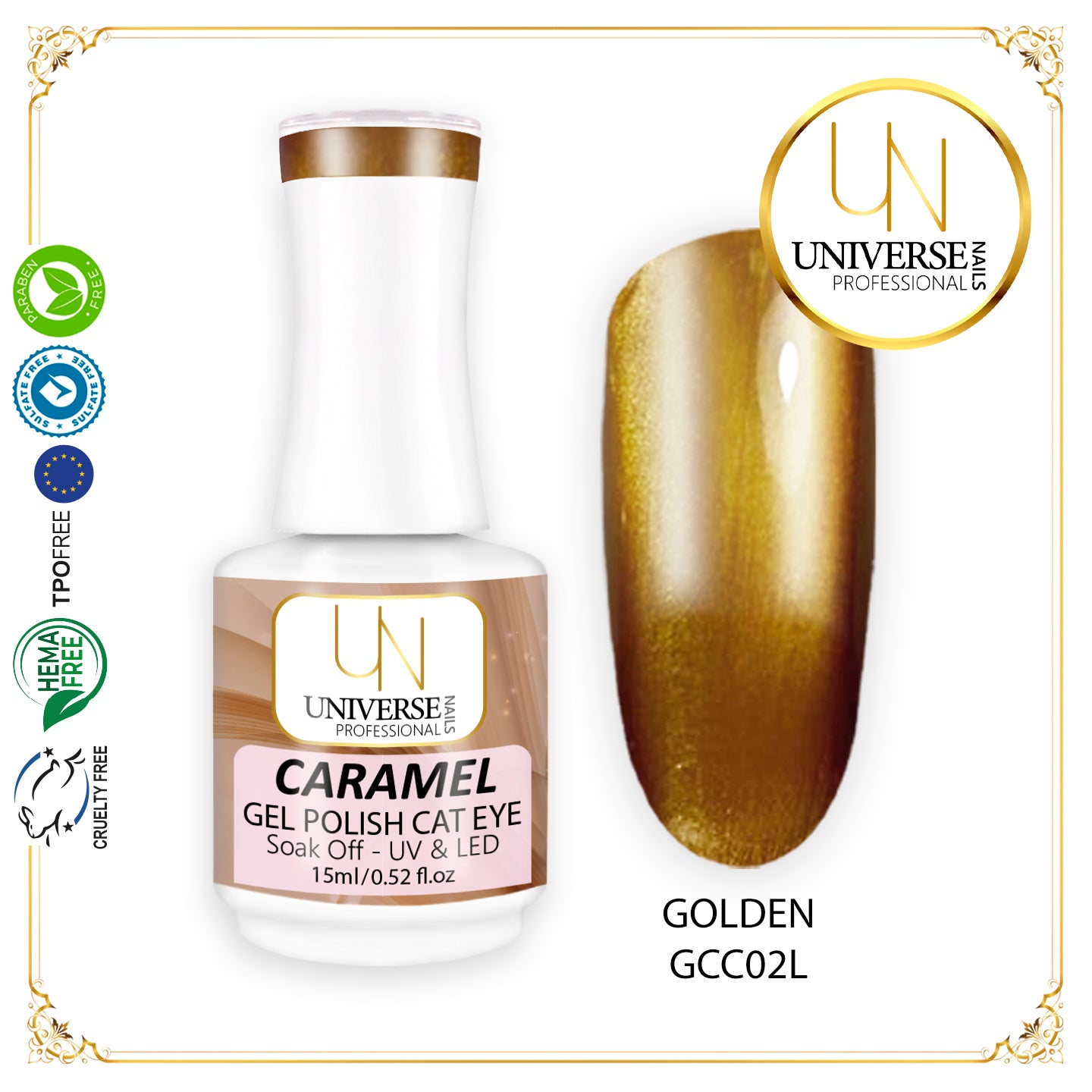 GOLDEN Caramel Cat Eye