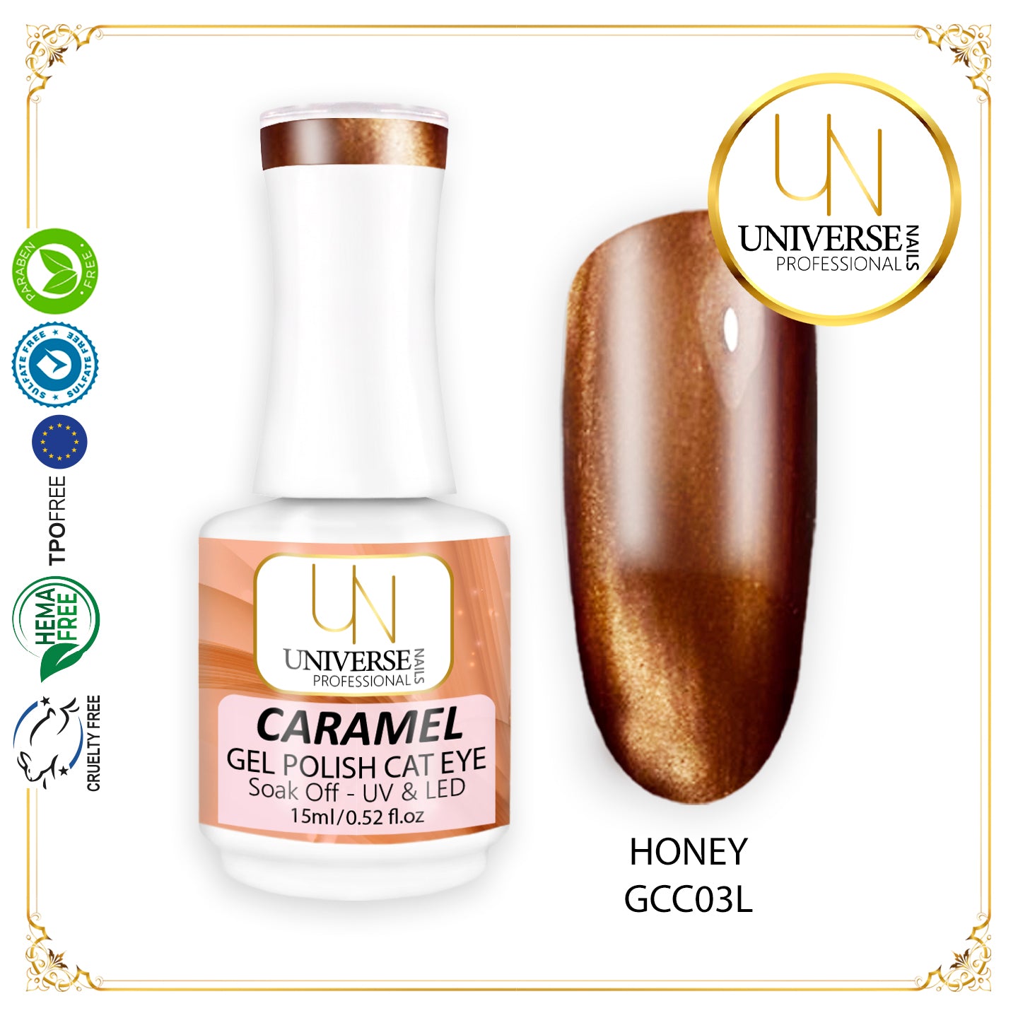 HONEY Caramel Cat Eye