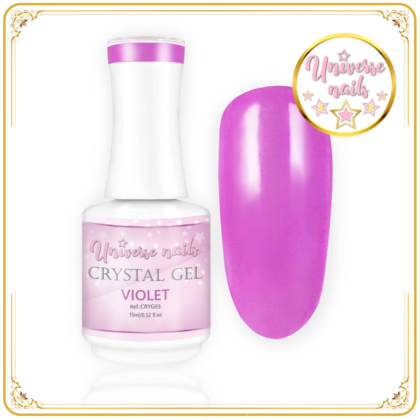 Crystal gel VIOLET