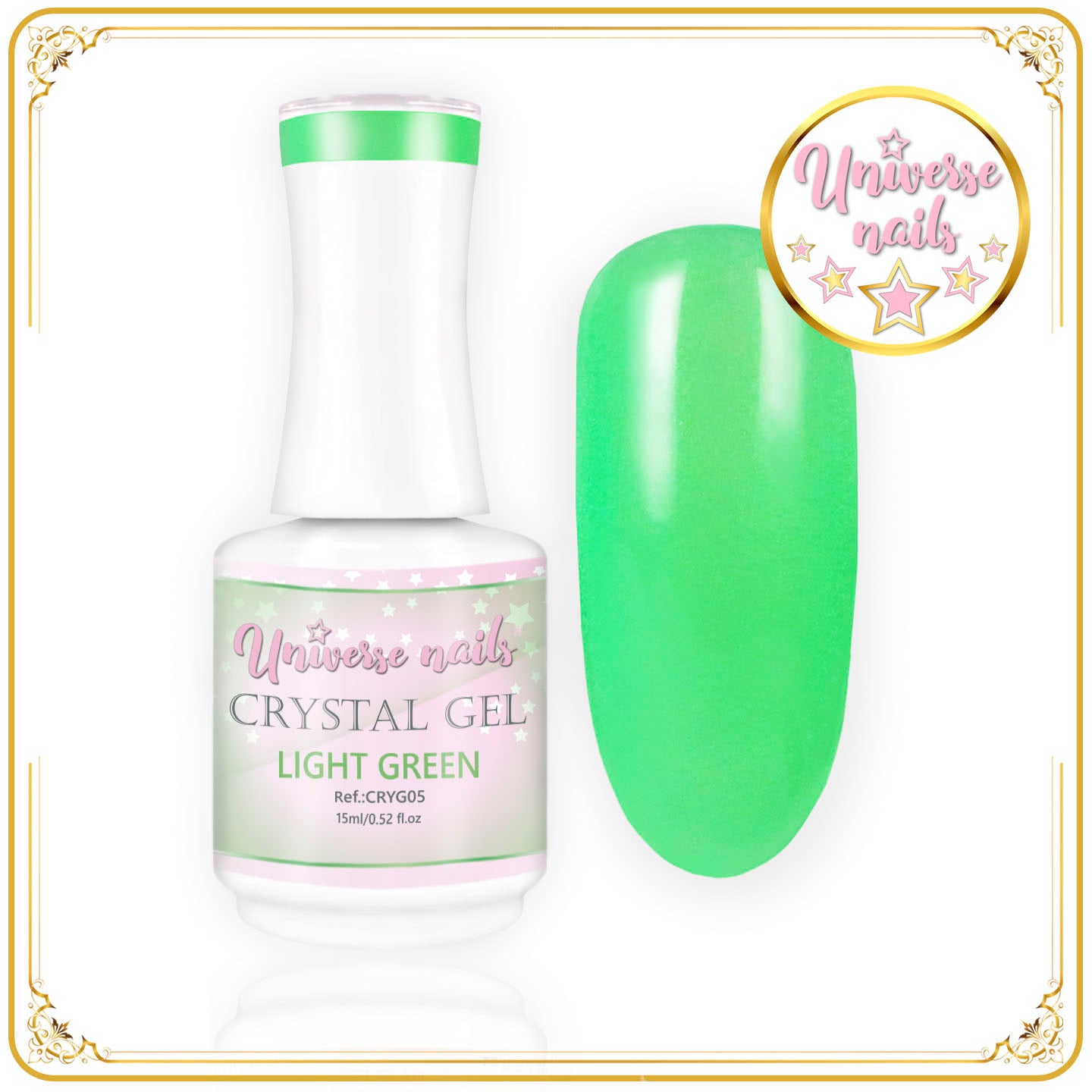 Crystal gel LIGHT GREEN