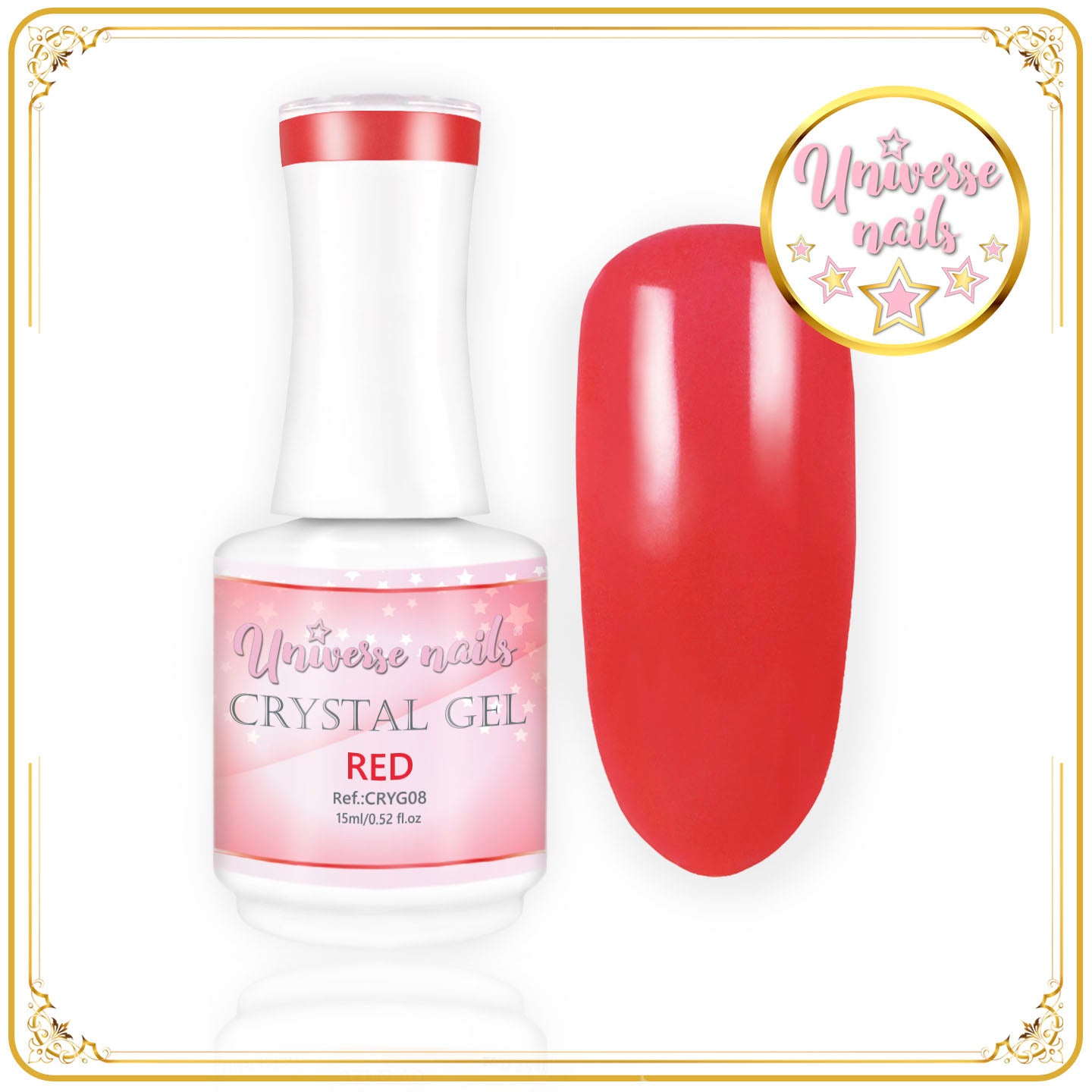 Crystal gel RED