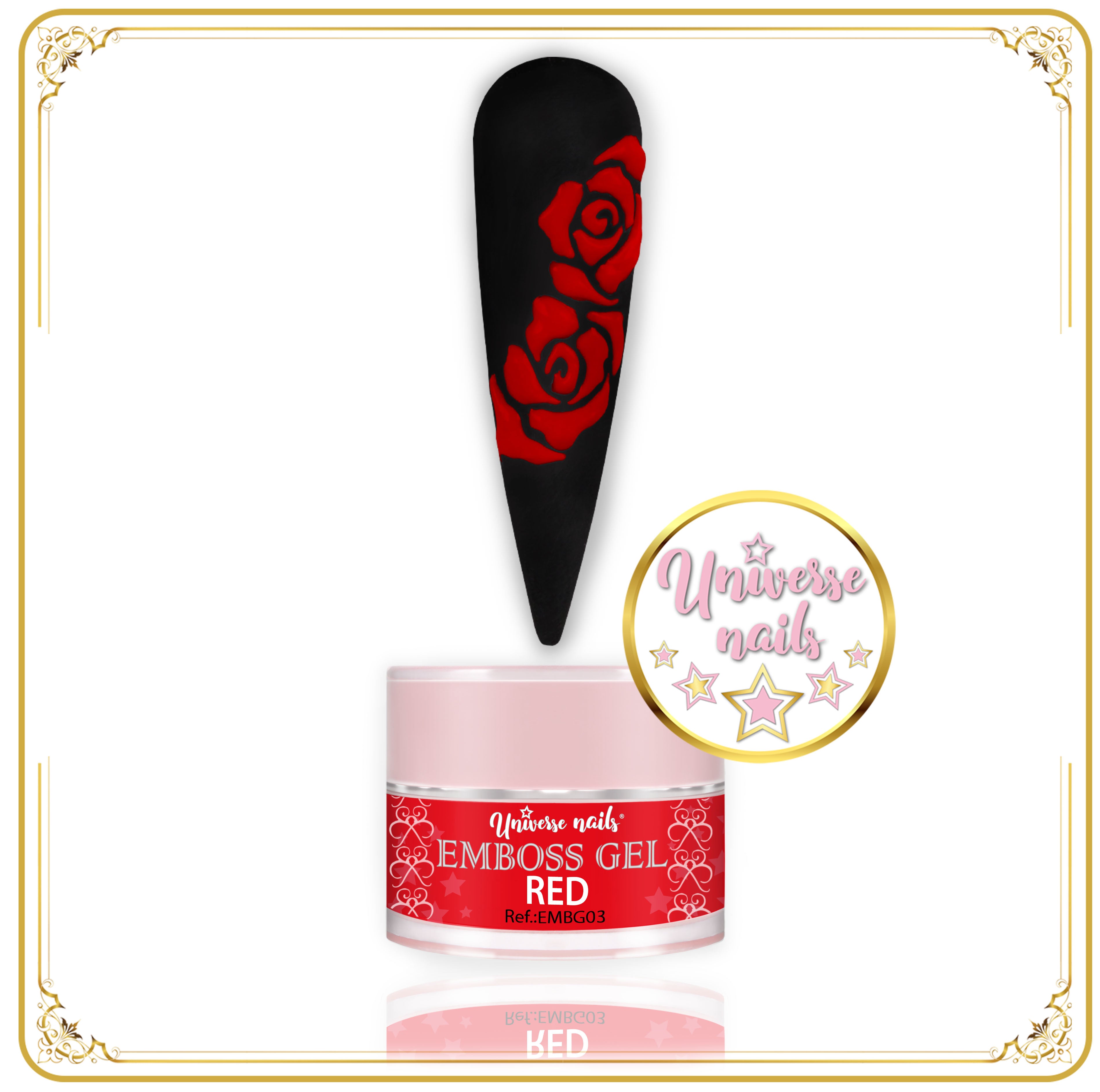 Emboss gel RED