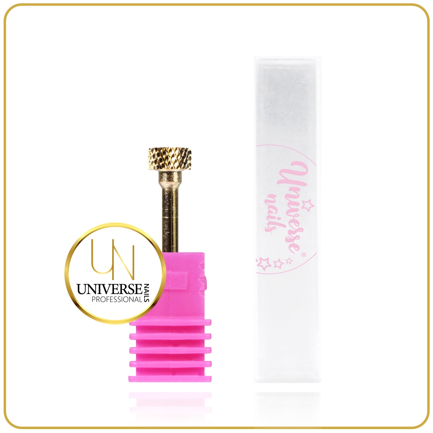 FRESA DE CARBURO DORADA