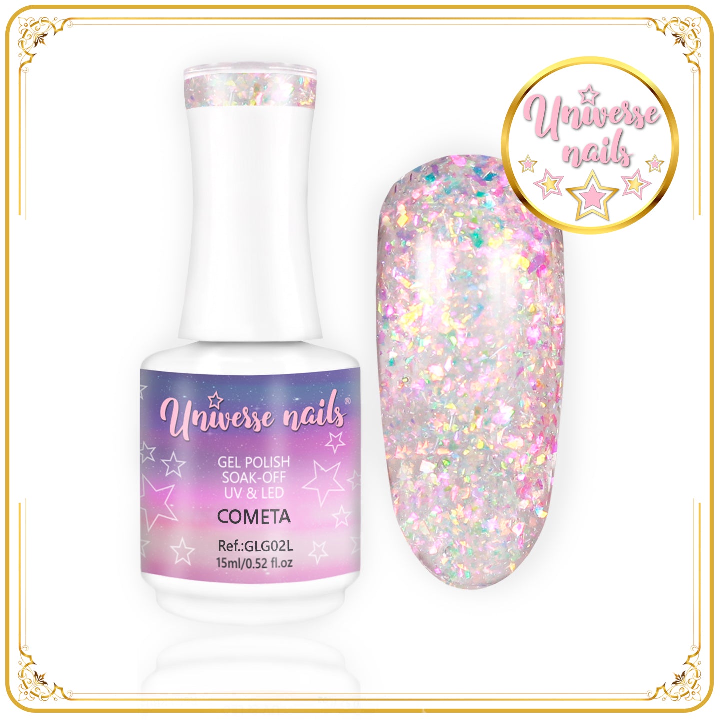 Galaxy gel polish COMETA 15ml