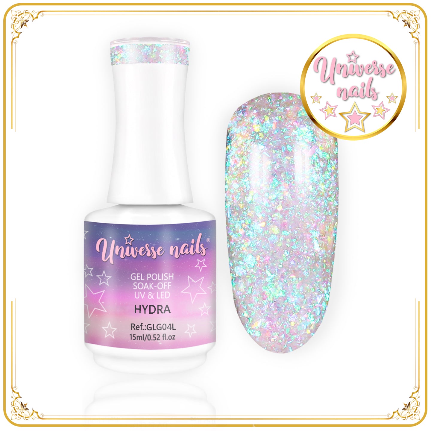 Galaxy gel polish HYDRA 15ml