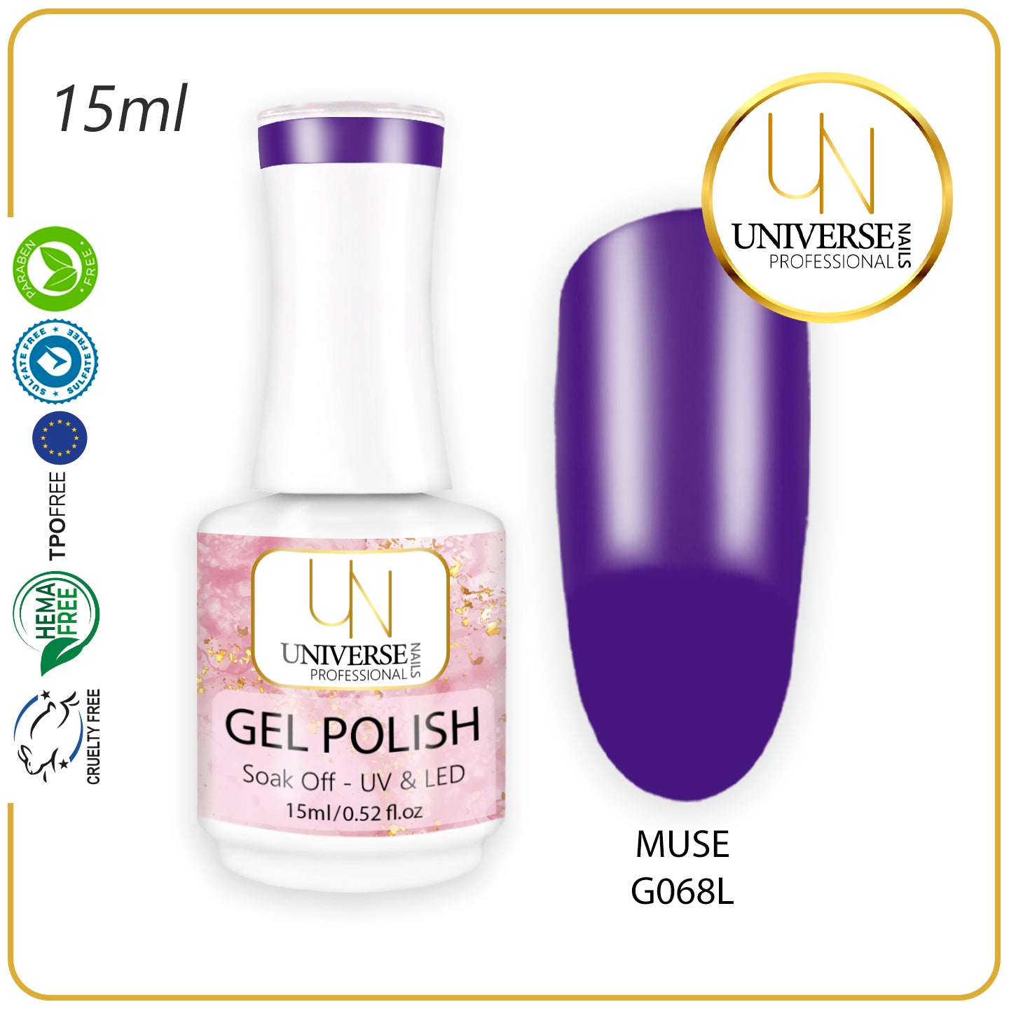 Gel Polish MUSE 15ml