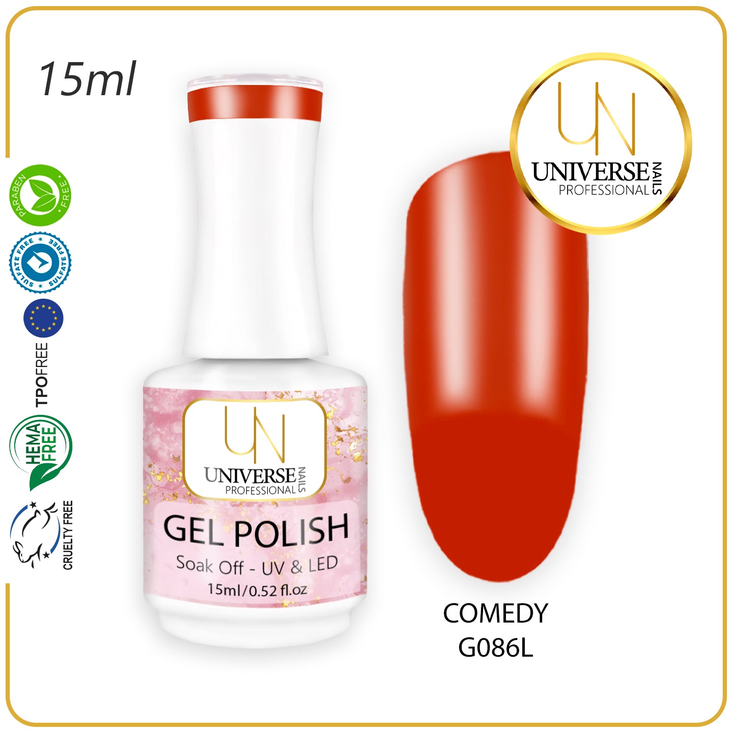 Gel Polish COMEDY 15ml