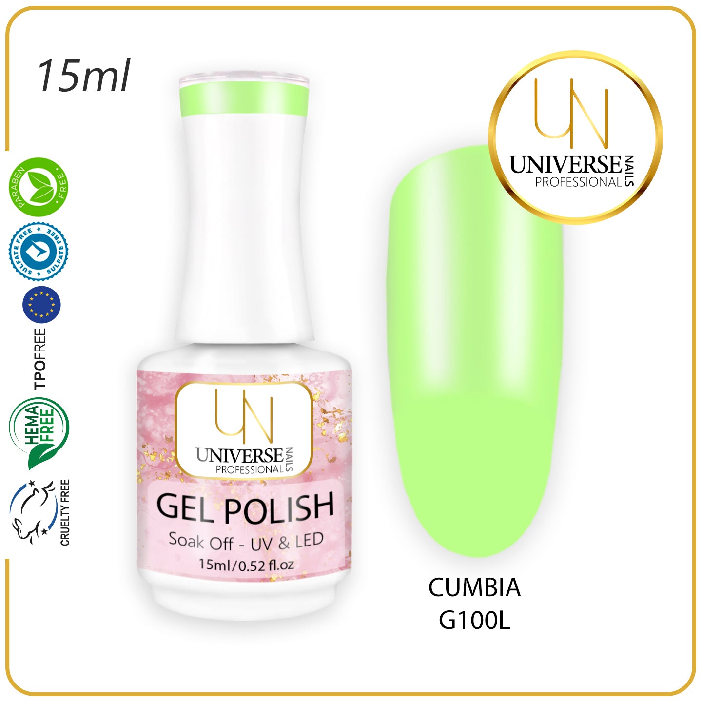 Gel Polish CUMBIA 15ml