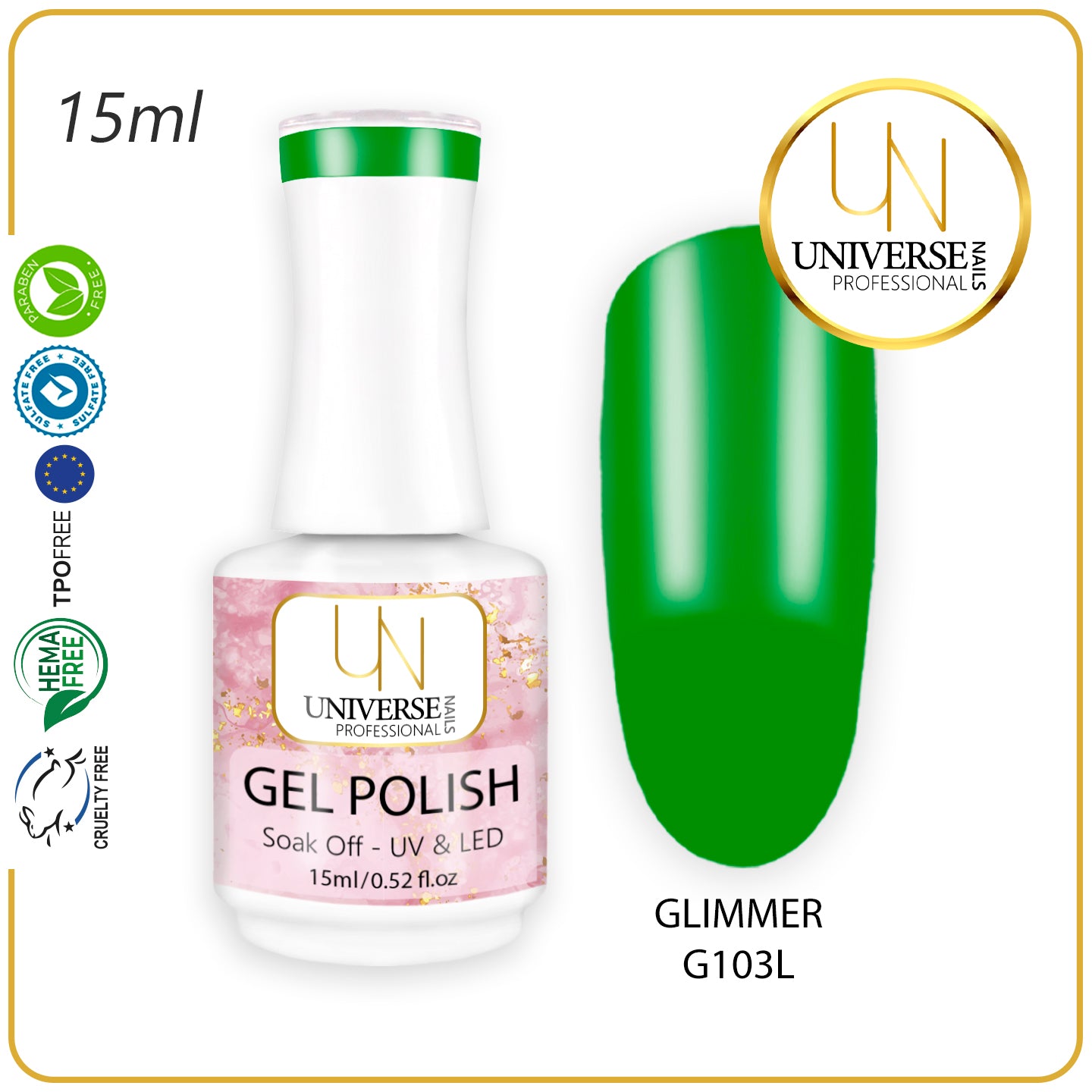 Gel Polish GLIMMER 15ml
