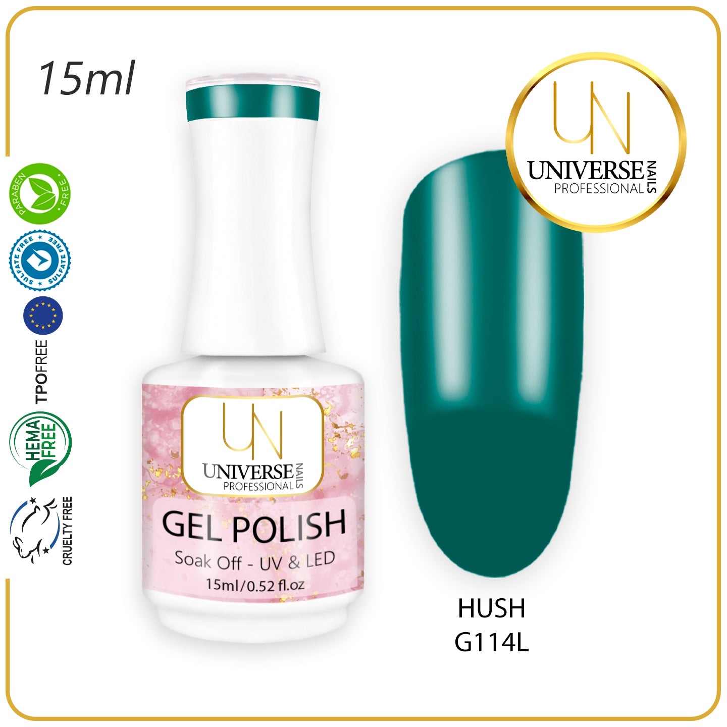 Gel Polish HUSH 15ml