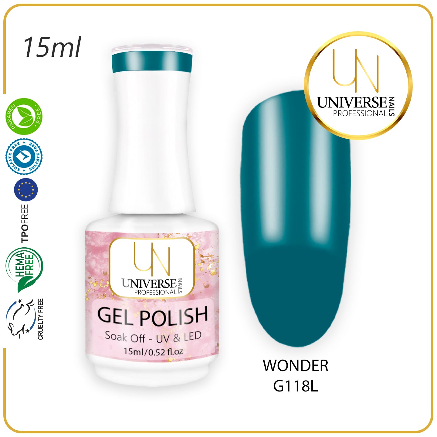 Gel Polish WONDER 15ml