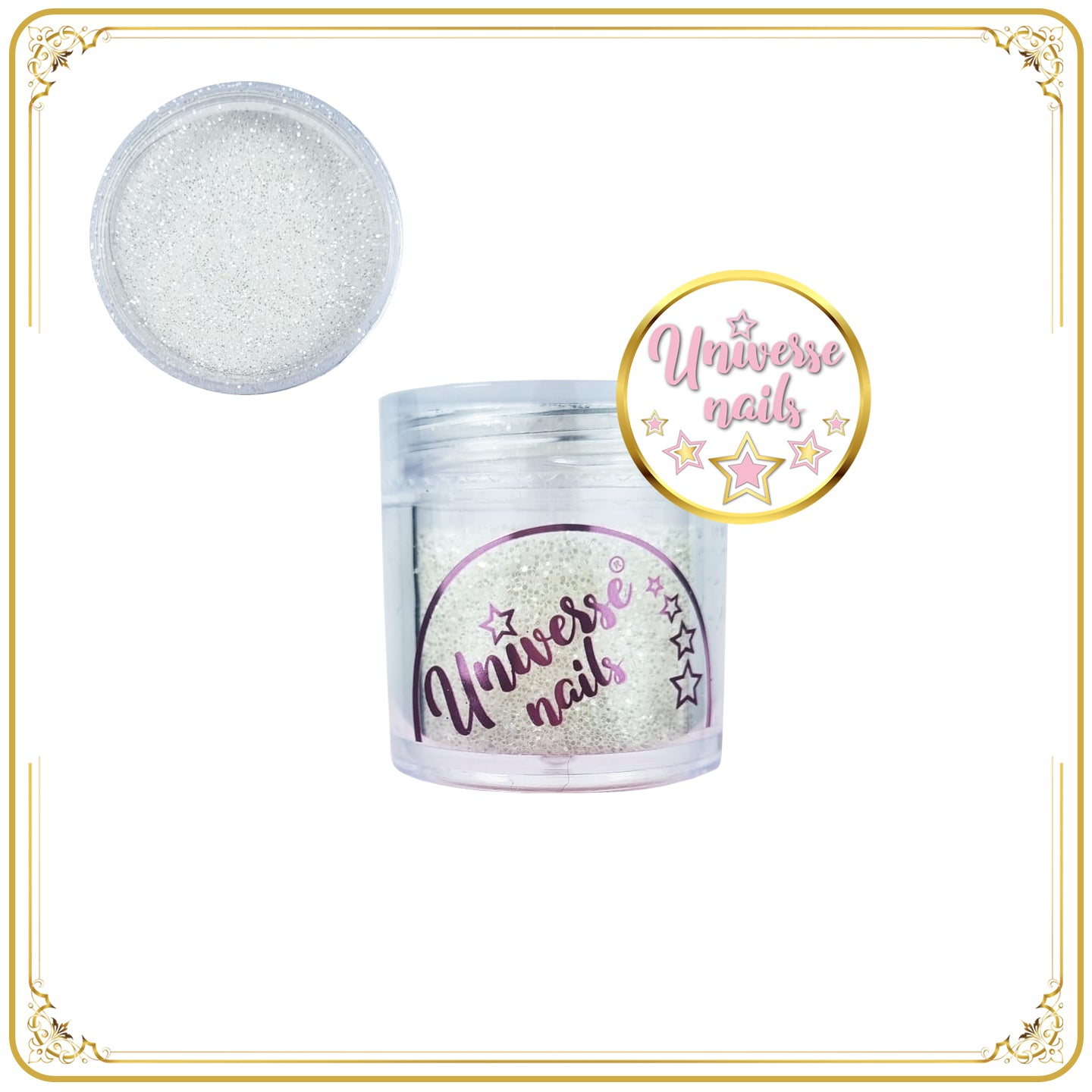 GLITTER SUGAR WHITE