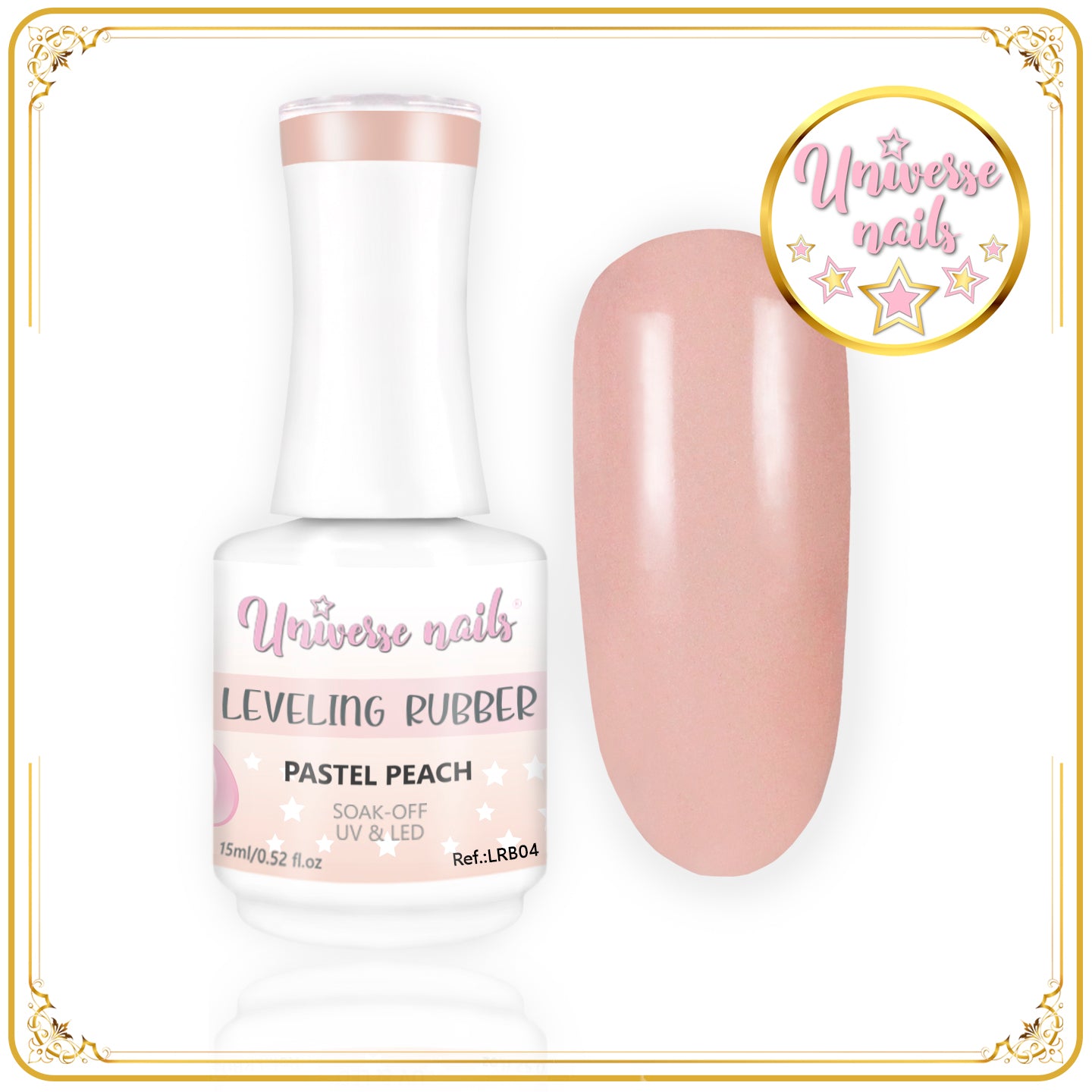 Leveling rubber PASTEL PEACH