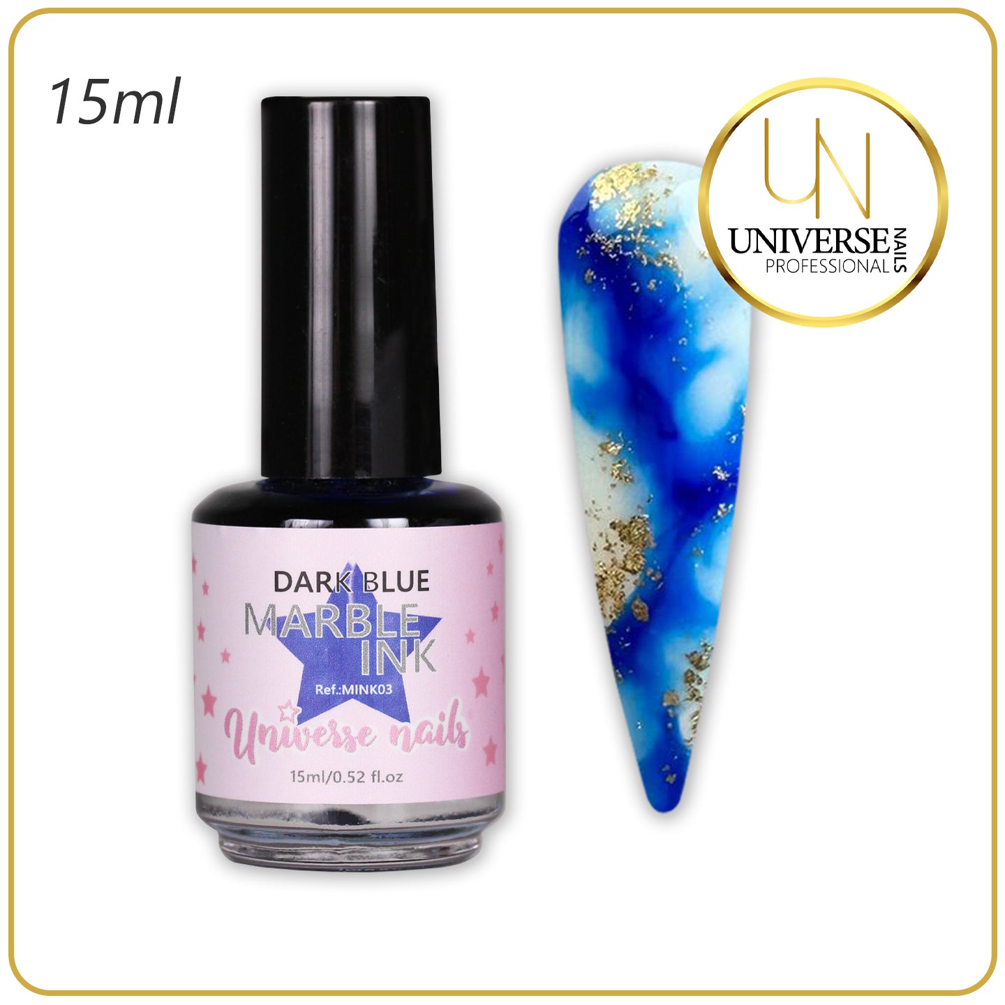 Marble ink DARK BLUE