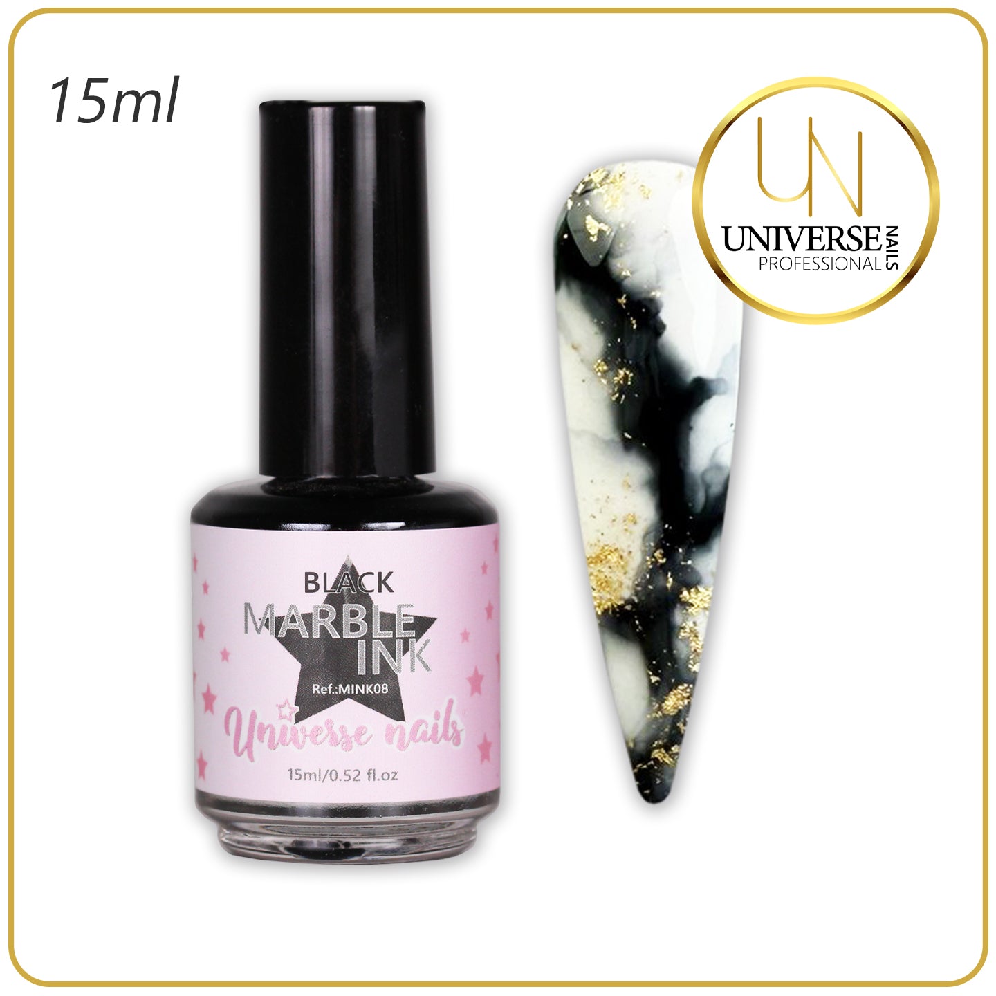 Marble ink BLACK
