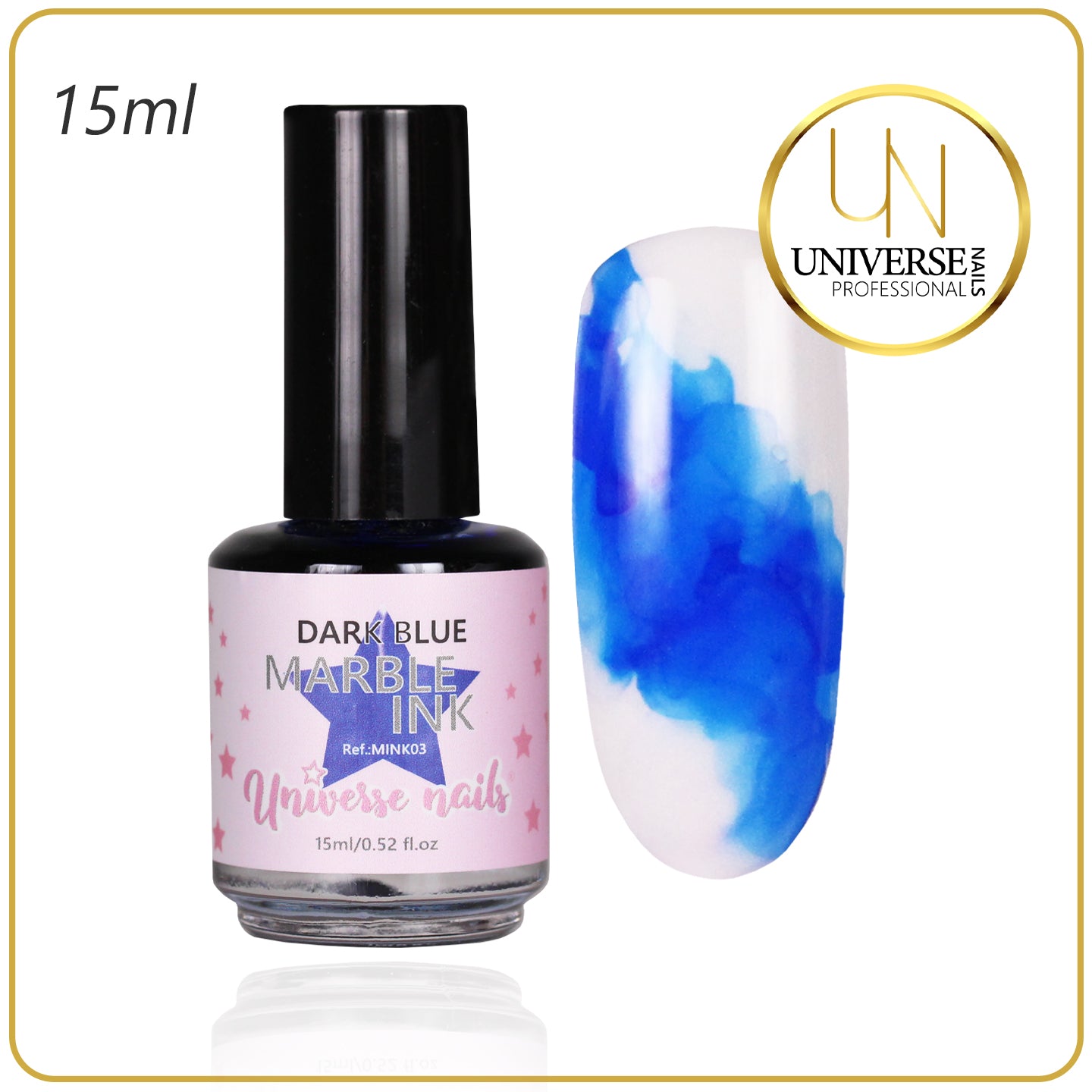 Marble ink DARK BLUE