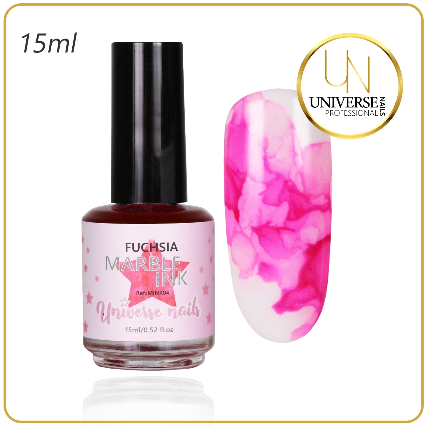 Marble ink FUCHSIA