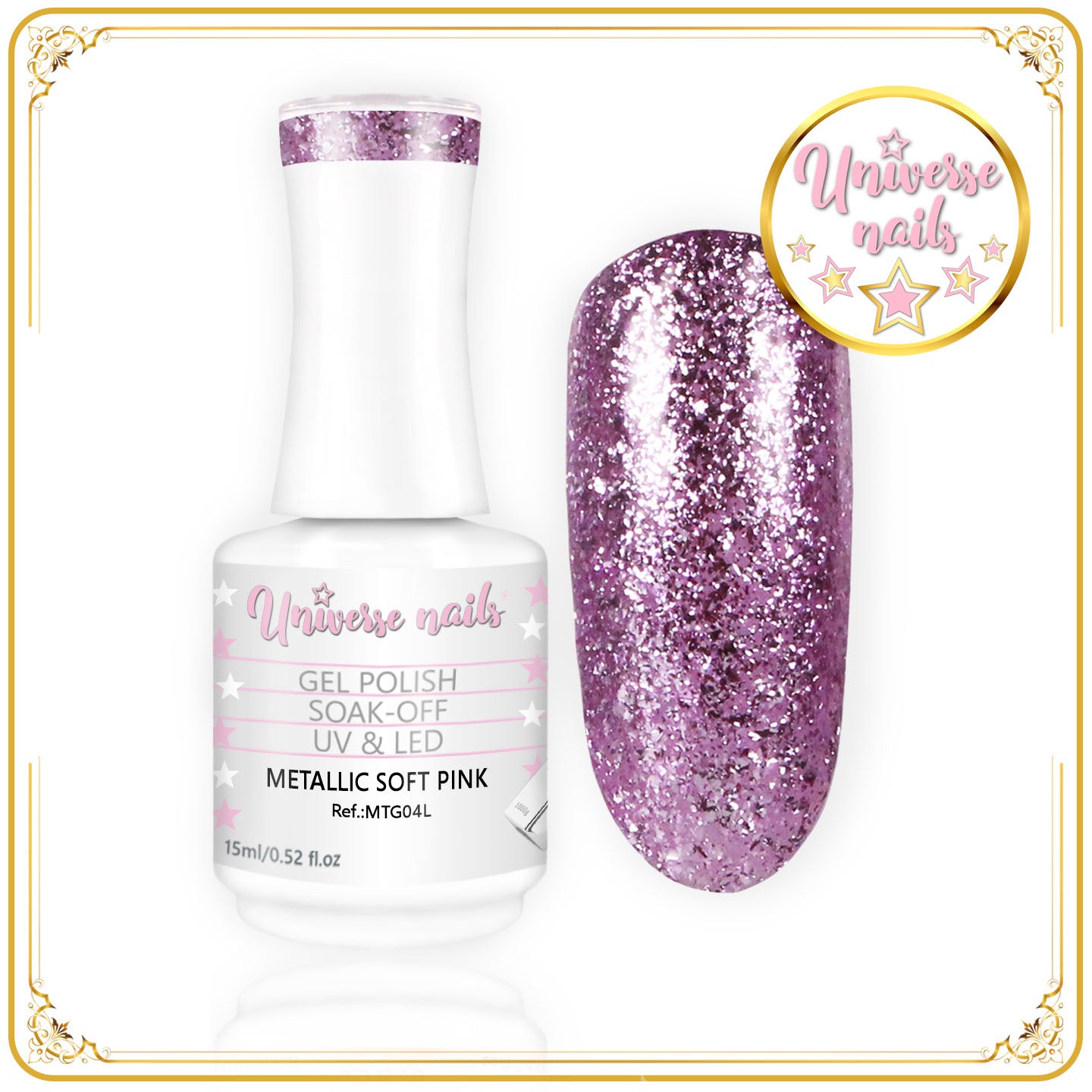 Metallic SOFT PINK 15ml