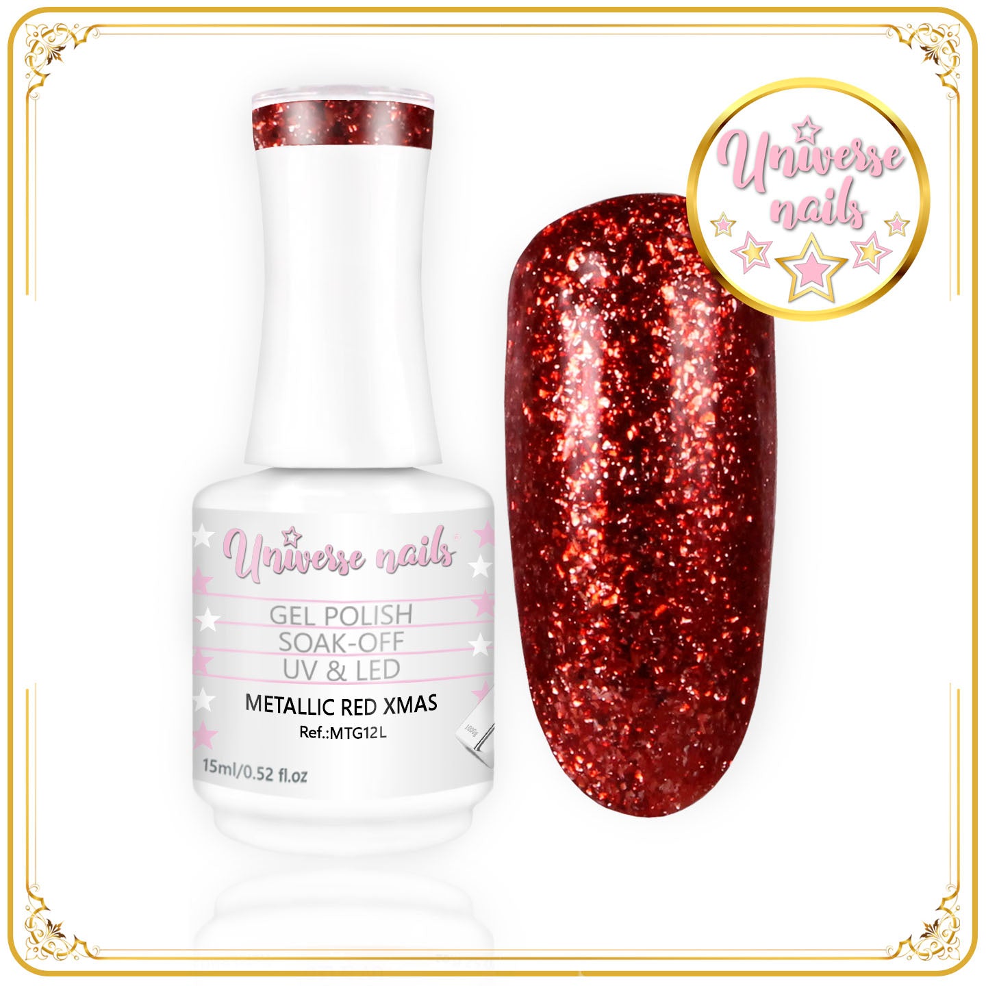 Metallic RED XMAS 15ml