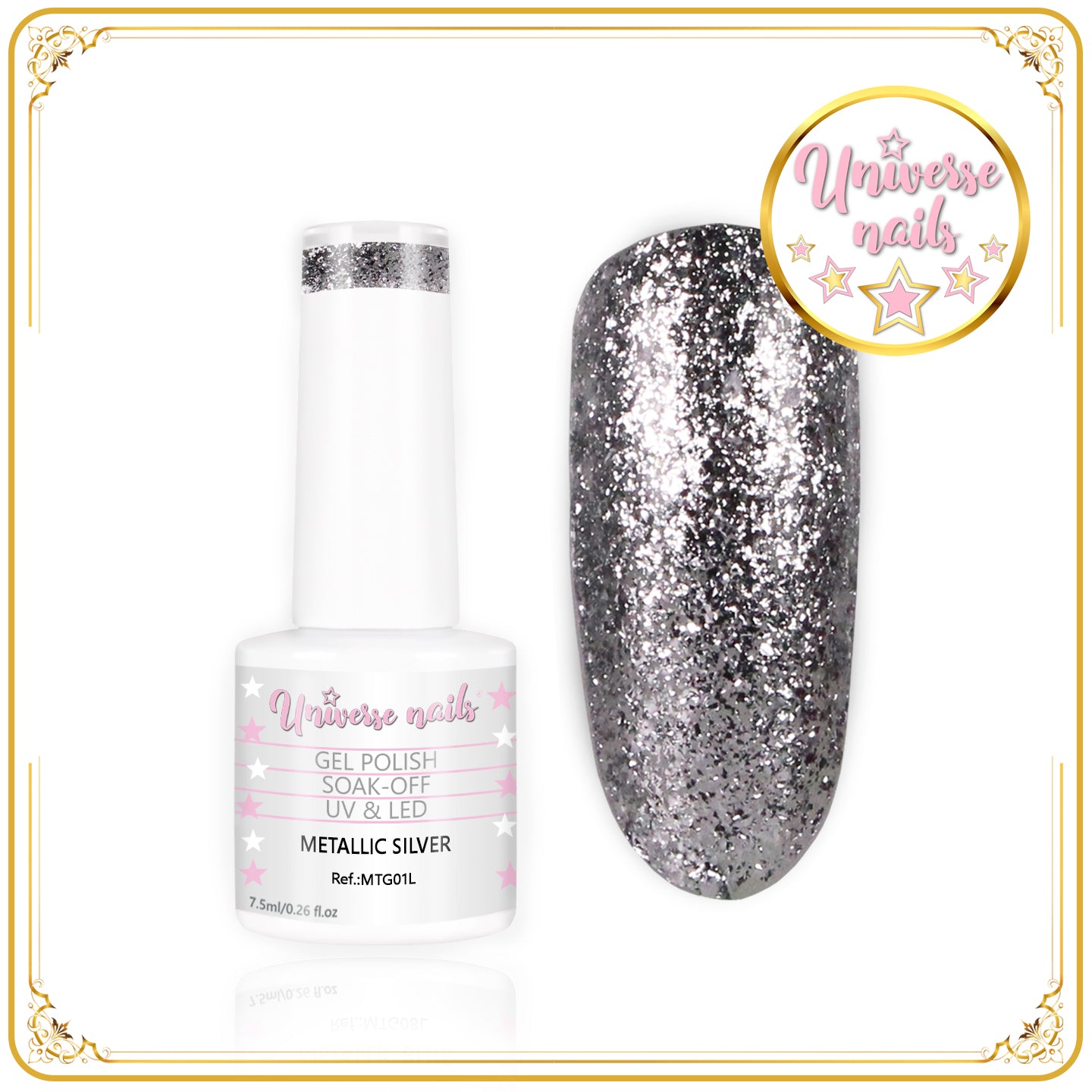 Metallic SILVER 7,5ml
