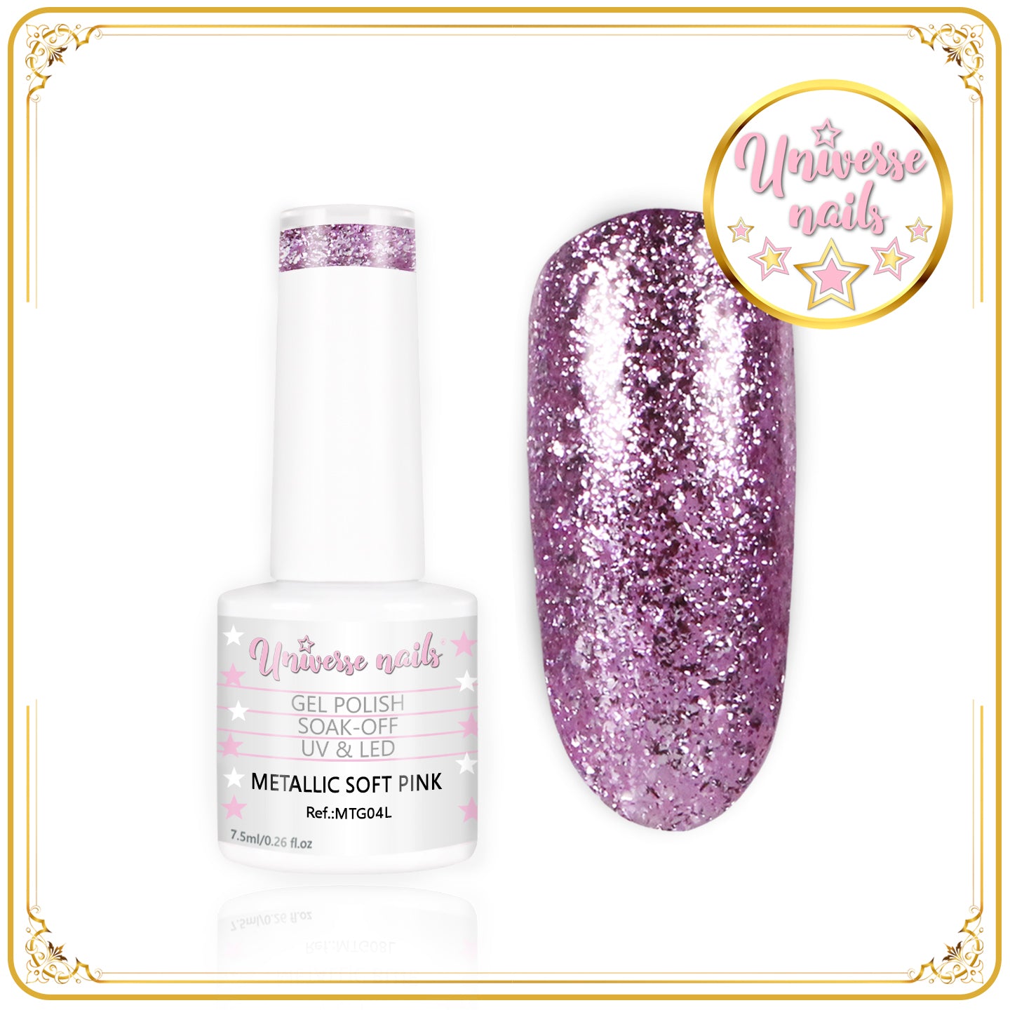 Metallic SOFT PINK 7,5ml