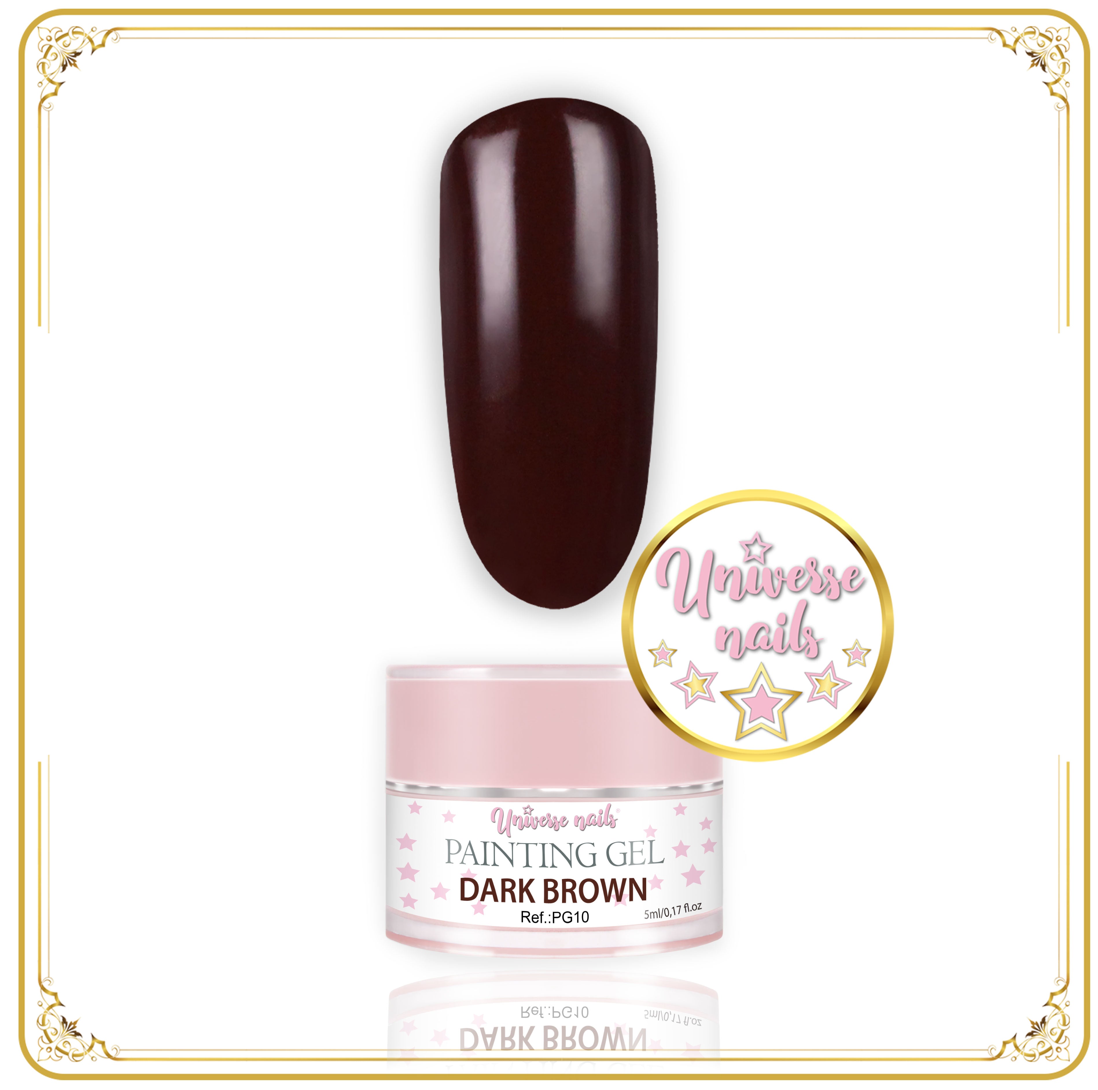 Painting gel DARK BROWN