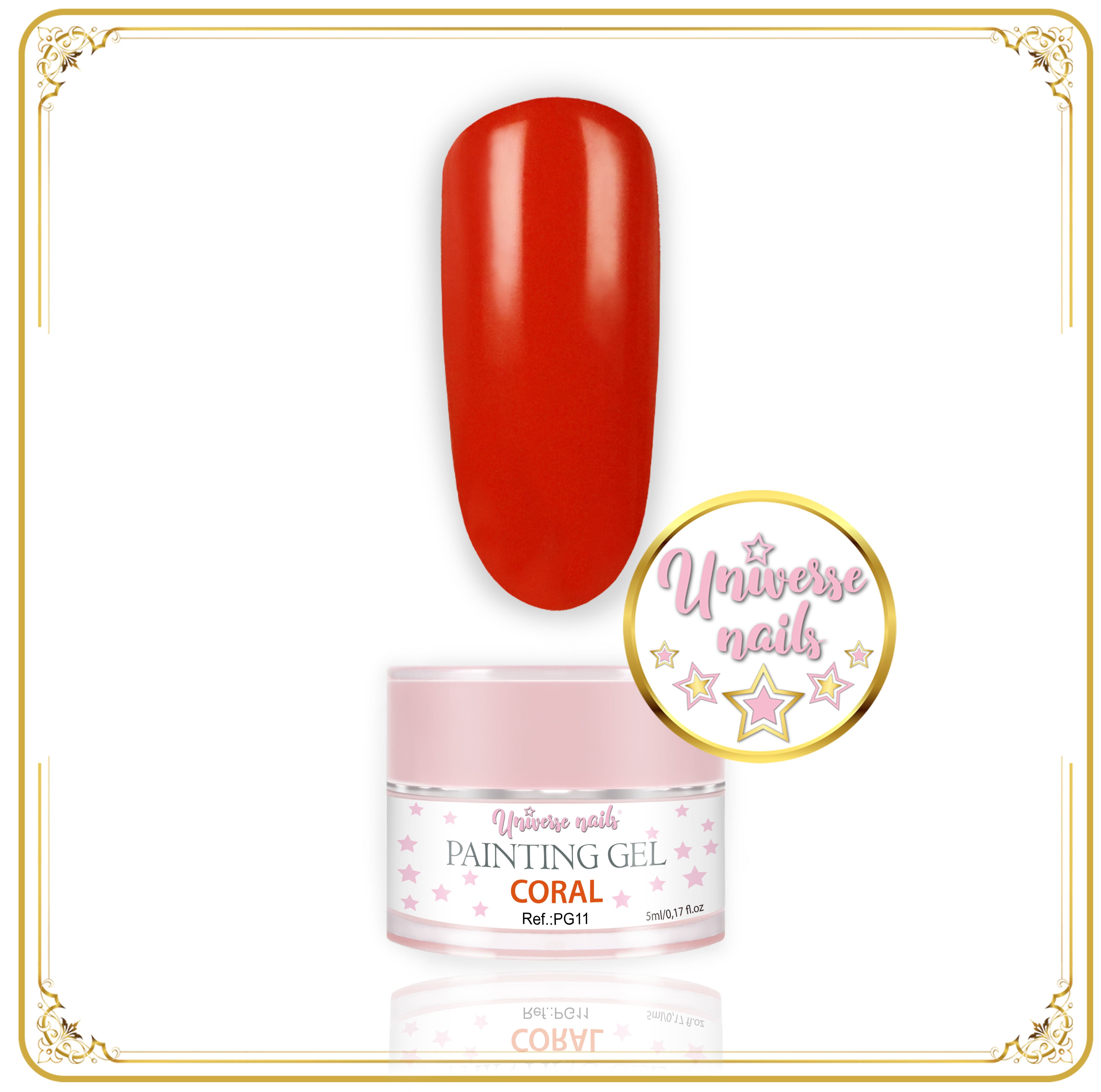 Painting gel CORAL