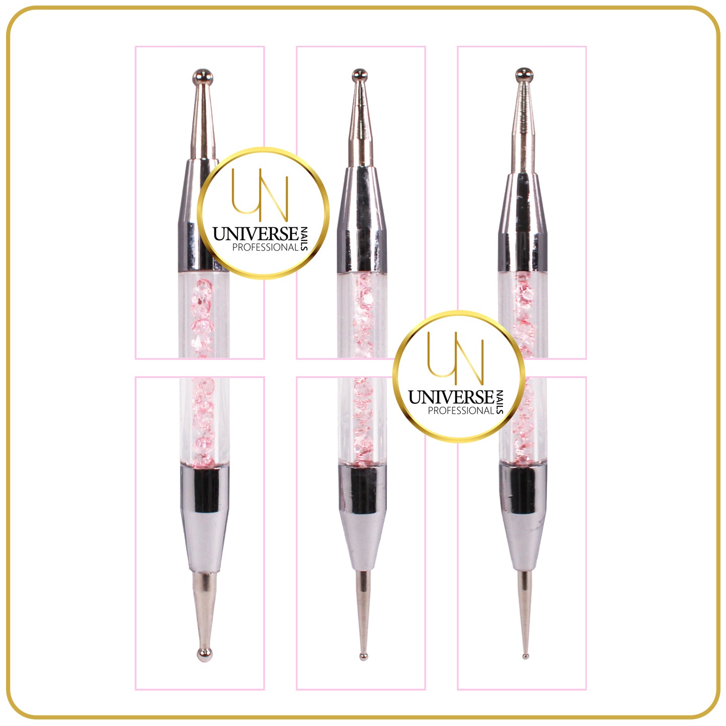 LOTE DE 3 PINCELES DOTTING