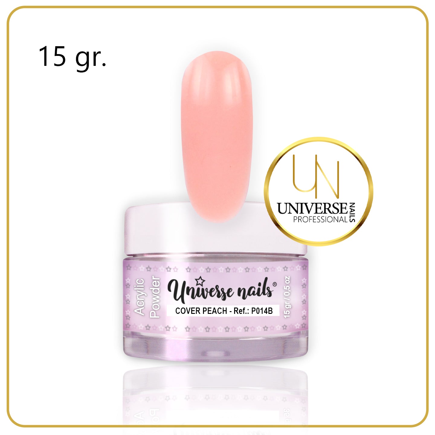 Polvo Acrílico COVER PEACH 15grs