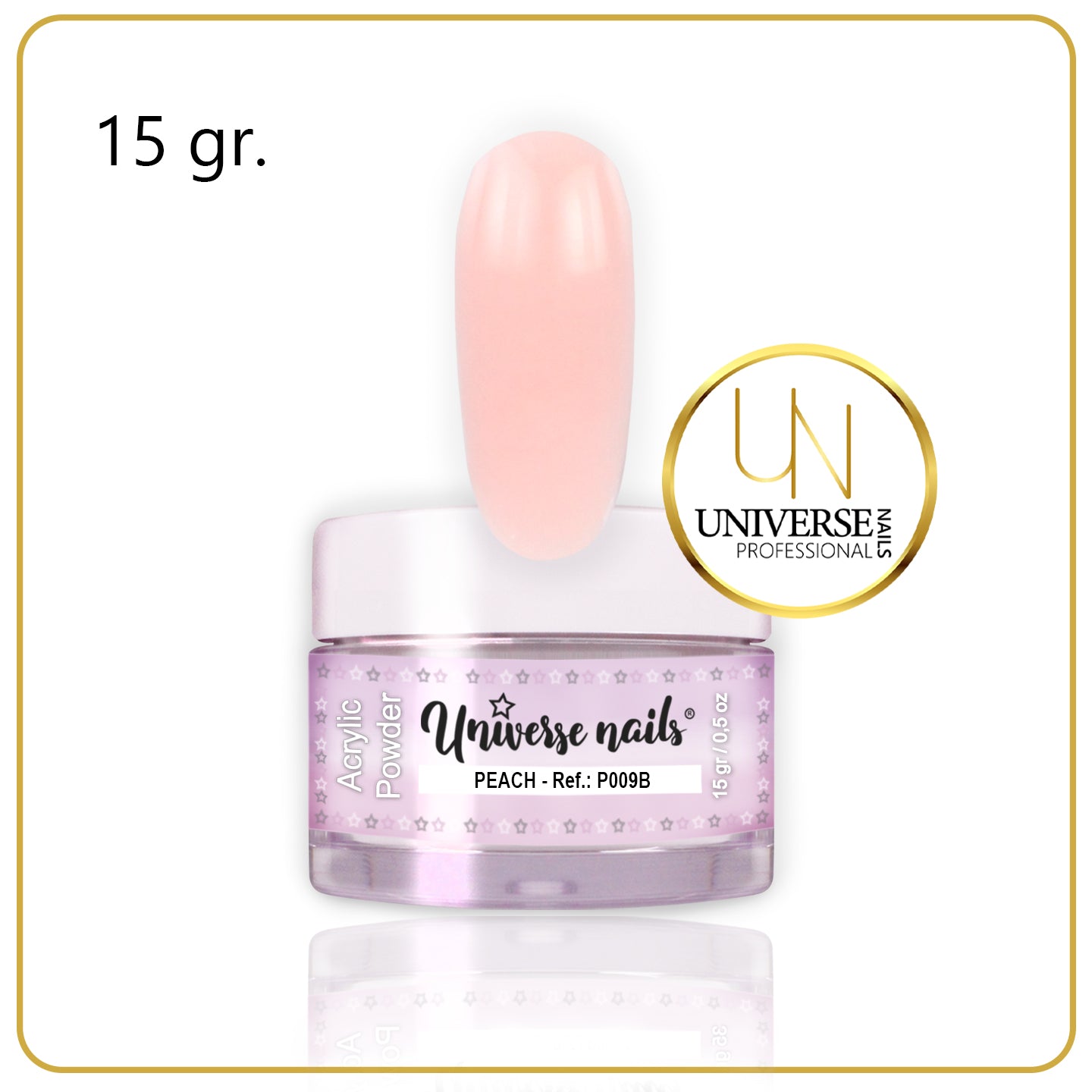 Polvo Acrílico PEACH 15grs
