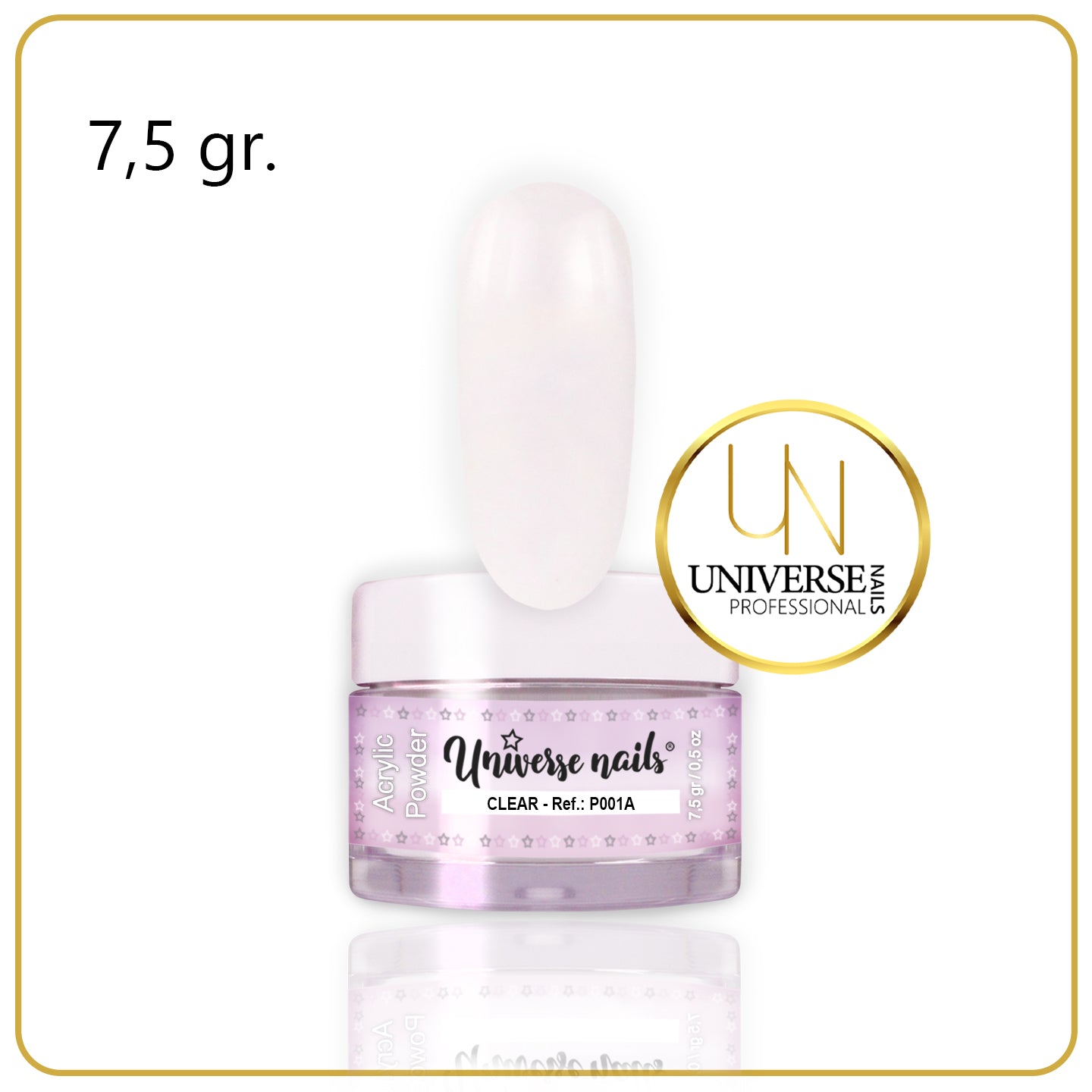 Polvo Acrílico CLEAR 7,5 grs