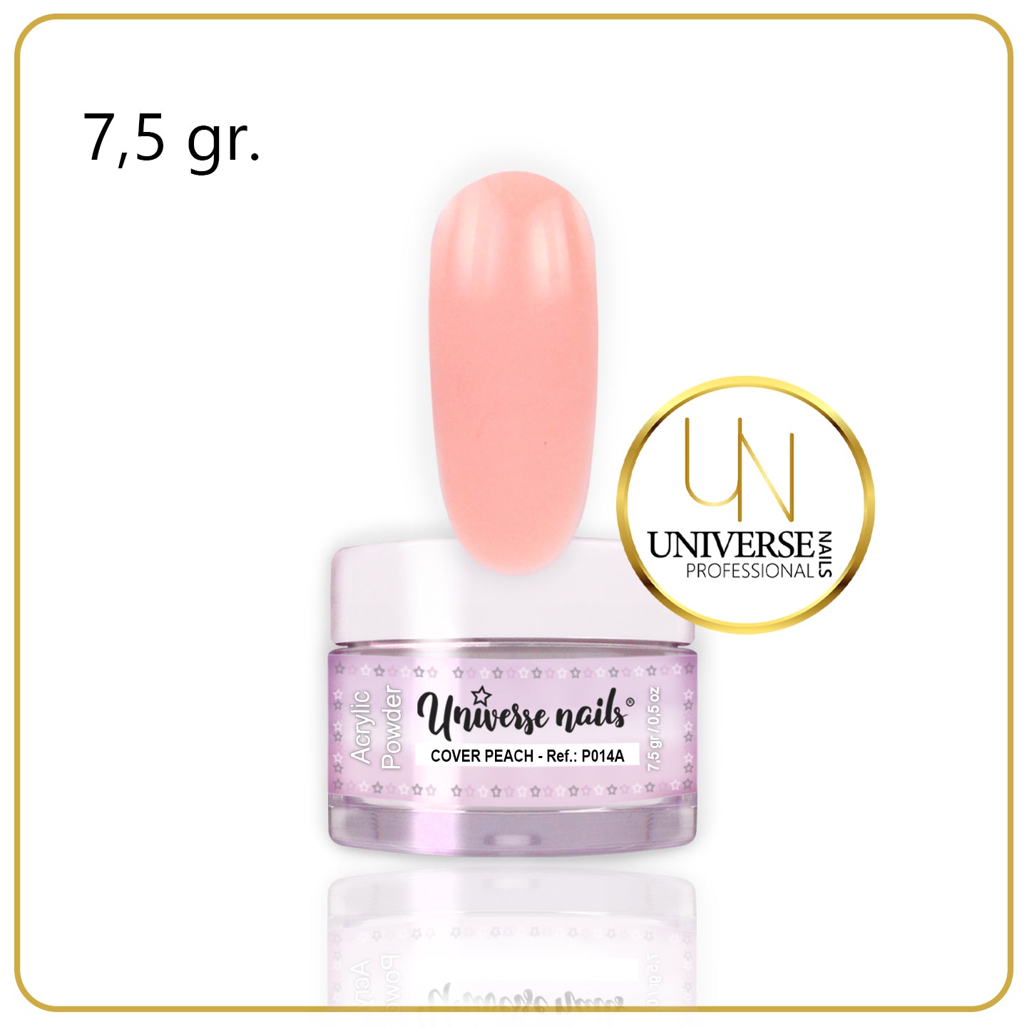 Polvo Acrílico COVER PEACH 7,5grs