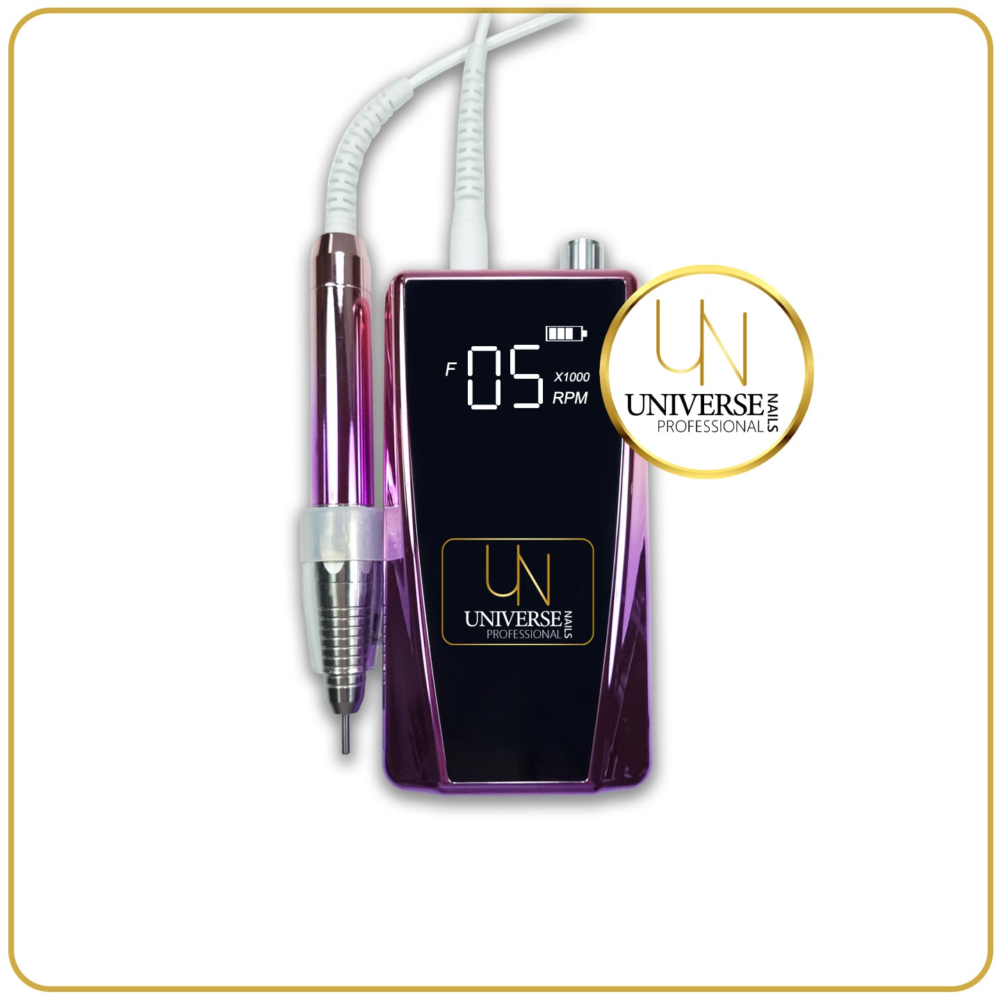 Portable Nail Drill Whith Clock Charging Dock